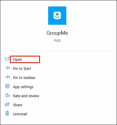 Run GroupMe on PC