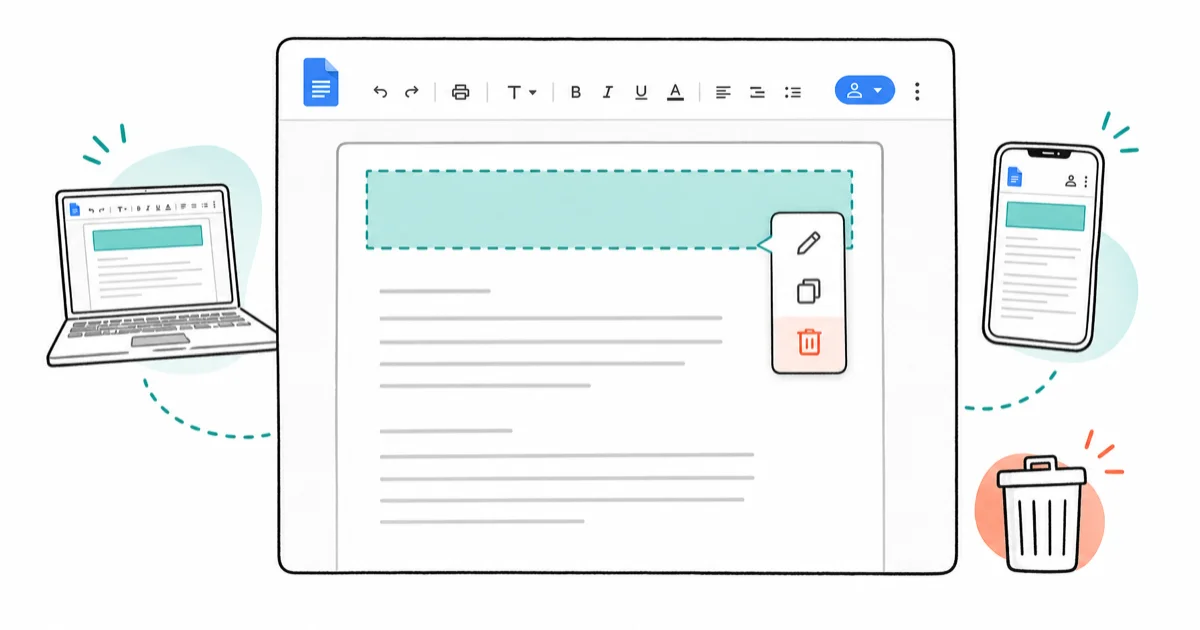 How to Delete Header in Google Docs: A Comprehensive Guide cover image