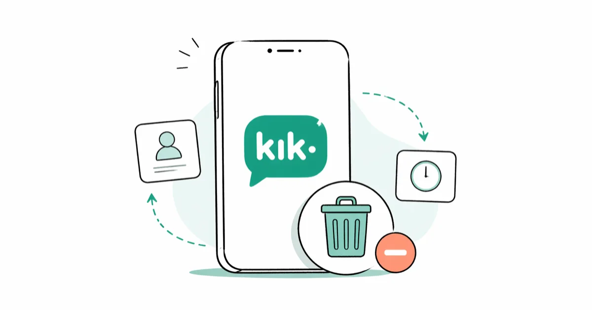 How to Delete Your Kik Account Temporarily or Permanently cover image
