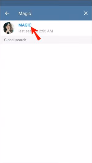 Pick the user you want to delete