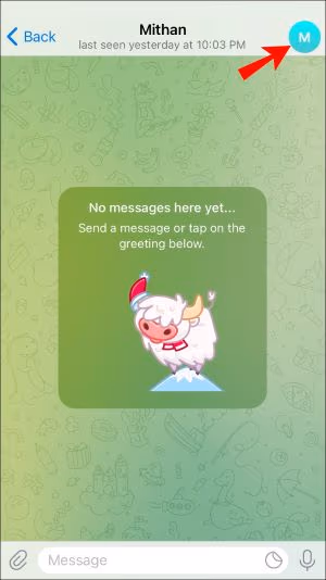 Tap on their profile