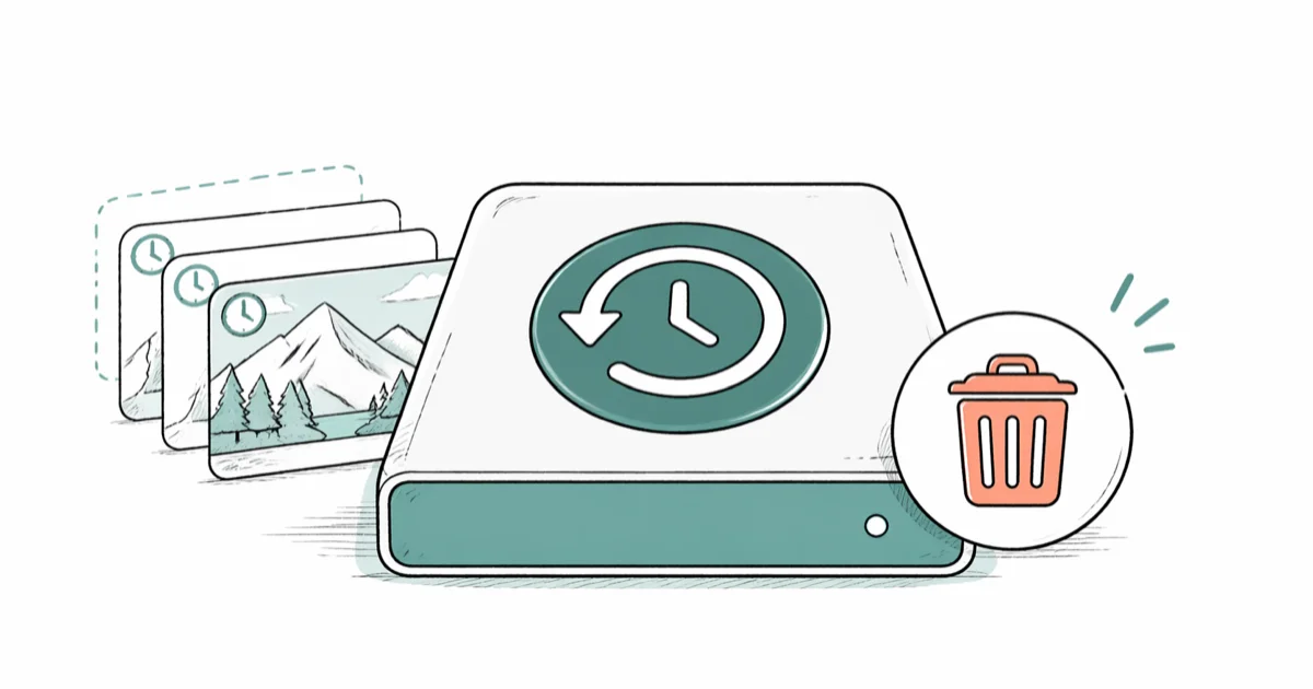 How to Delete Time Machine Backups and Free Up Space cover image