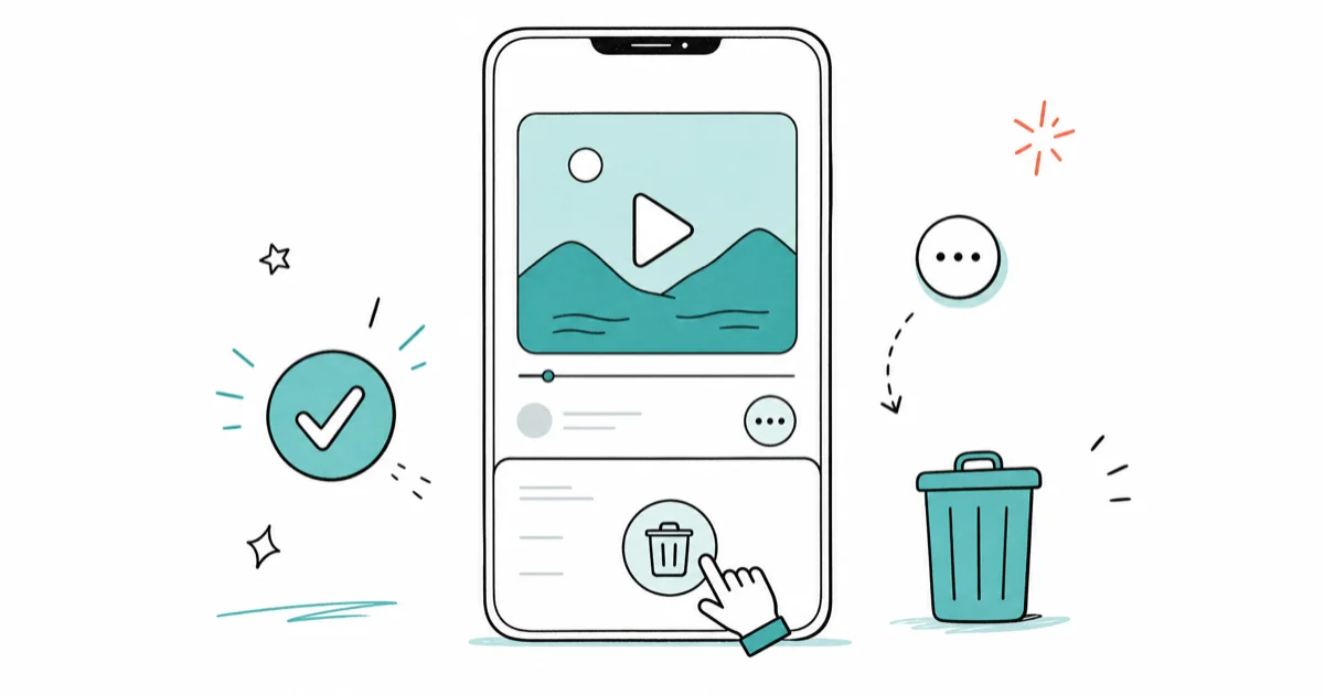 How to Delete TikTok Videos: A Comprehensive Guide for 2026 cover image