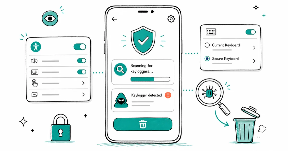 How to Detect and Remove Keyloggers on Your Phone (2026) cover image