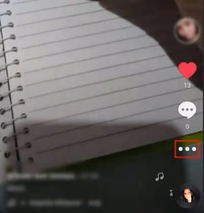 Click "horizontal ellipsis"