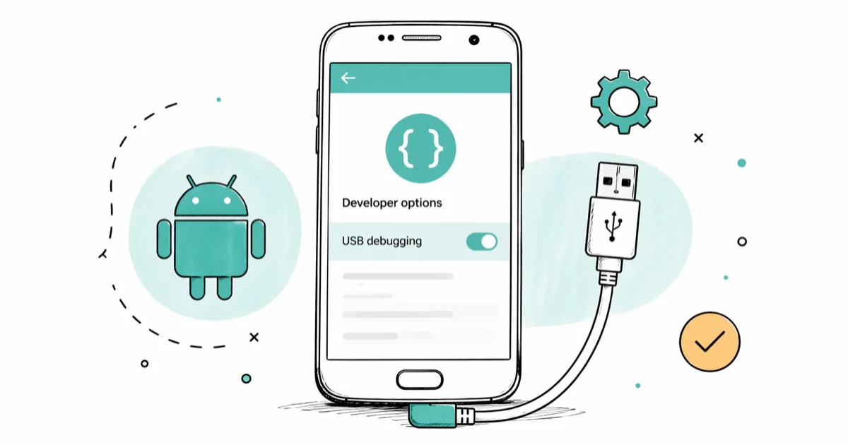 How to Enable USB Debugging on Samsung Galaxy Phones cover image