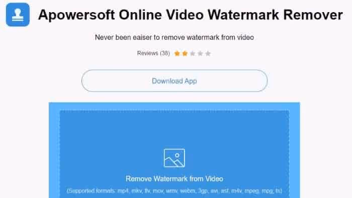 Apowersoft Online Video Watermark Remover