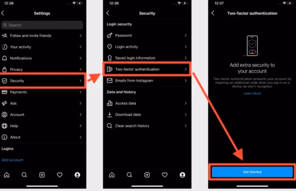 Enabling Two Factor Authentication On Instagram