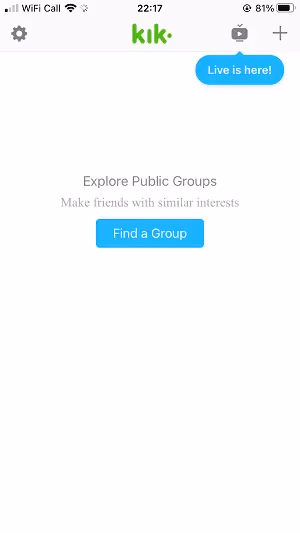 Find Public Groups on Kik 