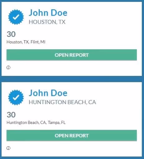 Most matching person