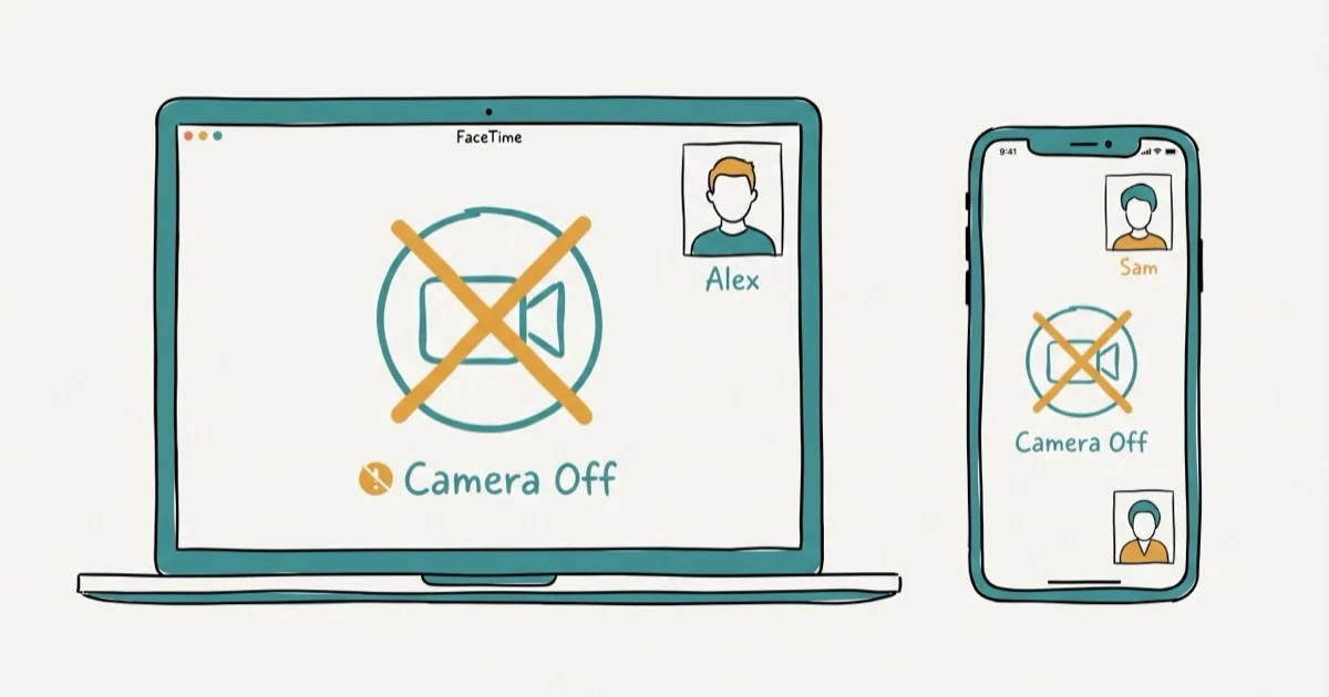 How to Fix FaceTime Camera Not Working on Mac and iPhone cover image