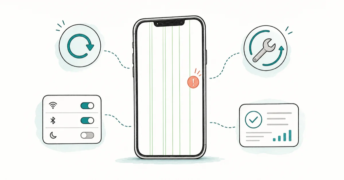 How to Fix Green Lines on iPhone Screen (6 Methods) cover image