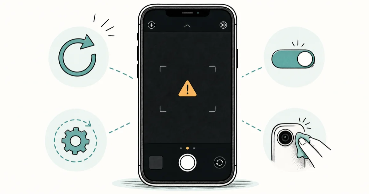 How to Fix iPhone Camera Not Working: 10 Tested Methods cover image