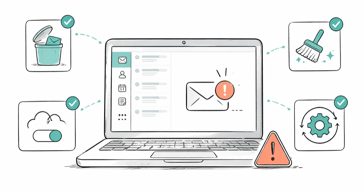How to Fix Outlook Not Receiving Emails: 9 Methods cover image
