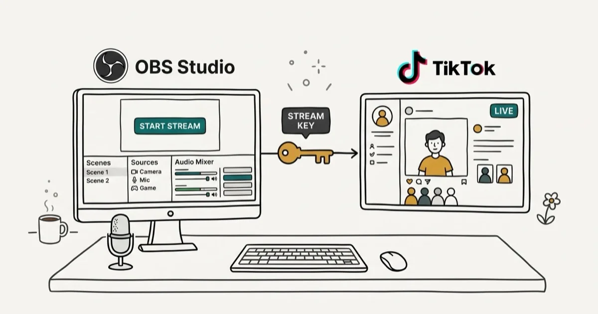 How to Get a TikTok Stream Key for OBS and Streamlabs