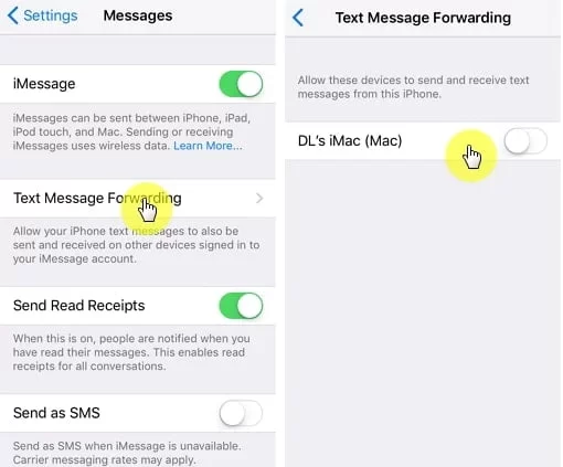 How to Get Text Messages on Mac
with messages on iphone