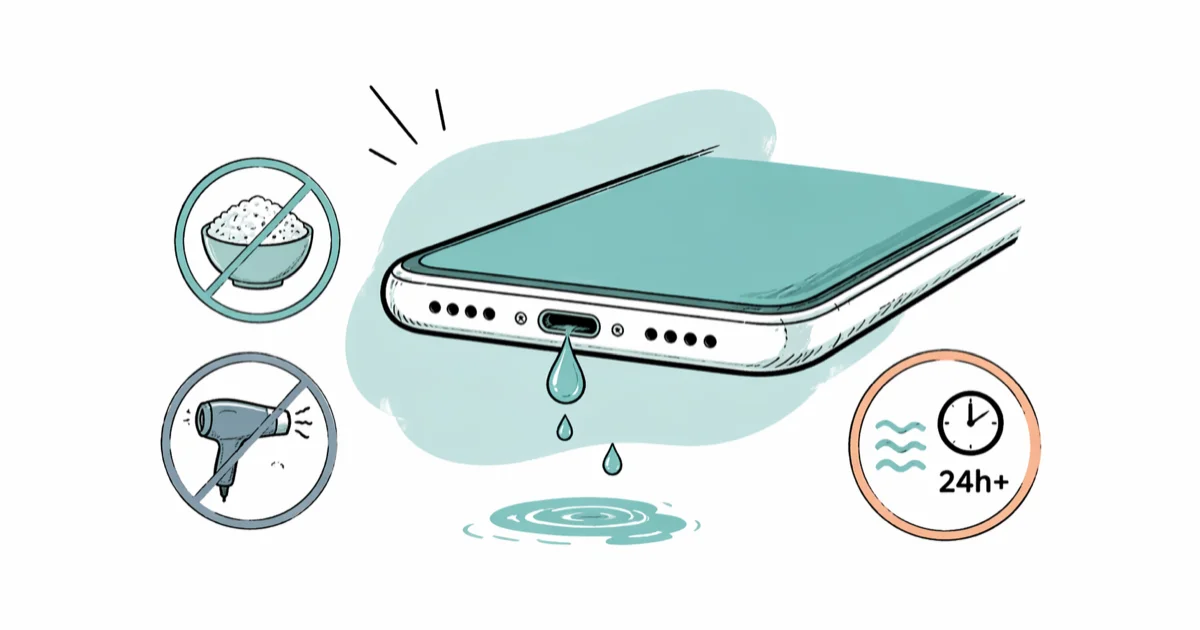 How to Get Water Out of Charging Port: 5 Safe Methods cover image