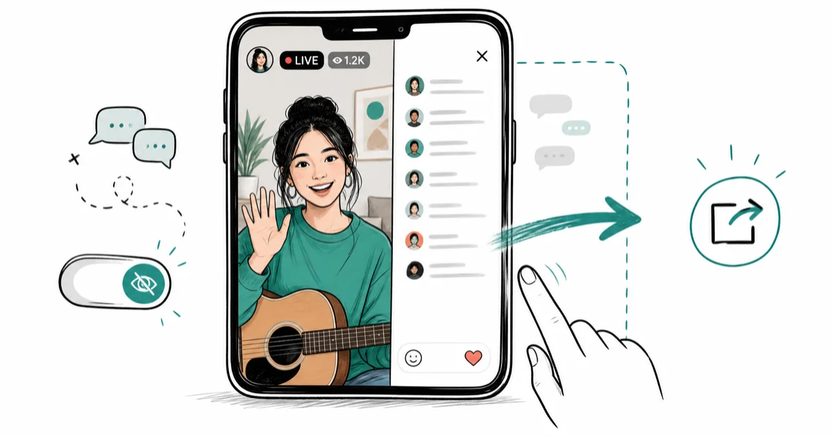 How to Hide Chat on TikTok Live on iPhone and Android cover image