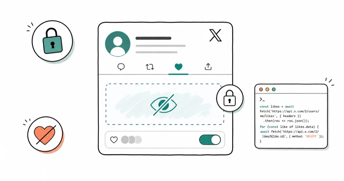 How to Hide Your Twitter (X) Likes From Other Users cover image