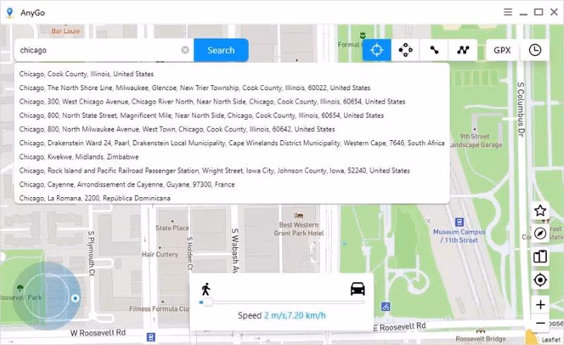iToolab AnyGo - Teleport