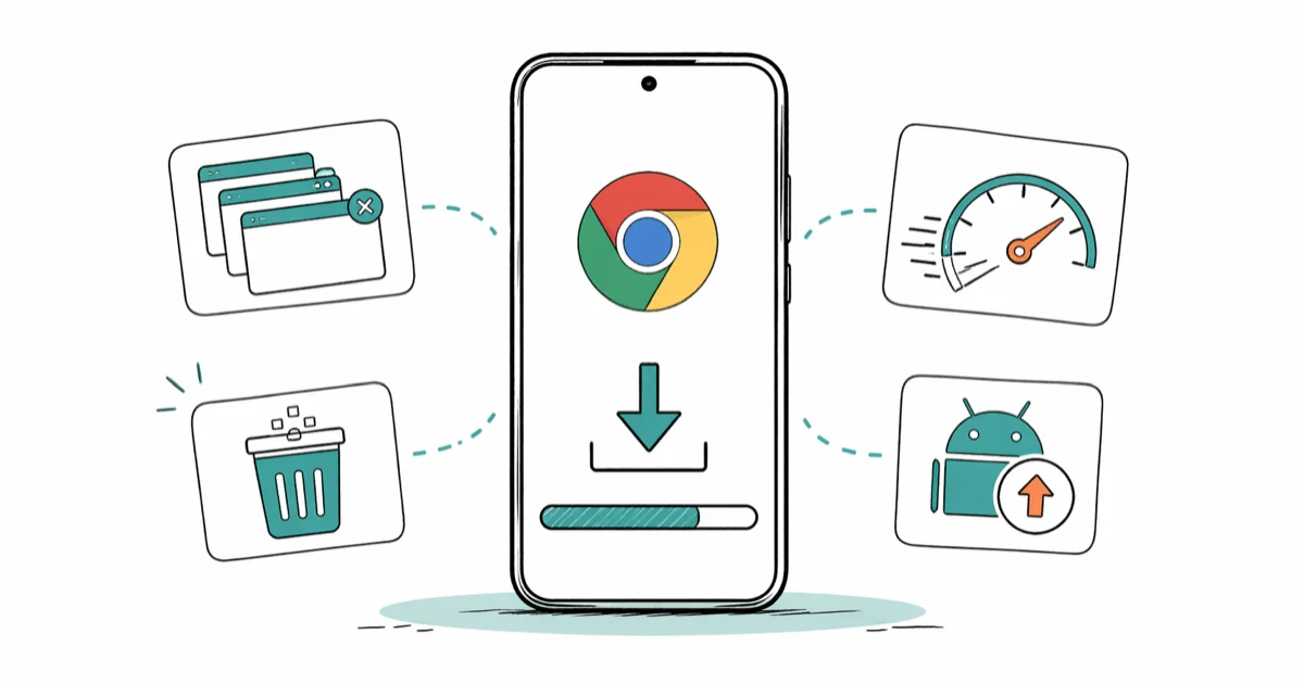 How to Increase Download Speed in Chrome for Android cover image