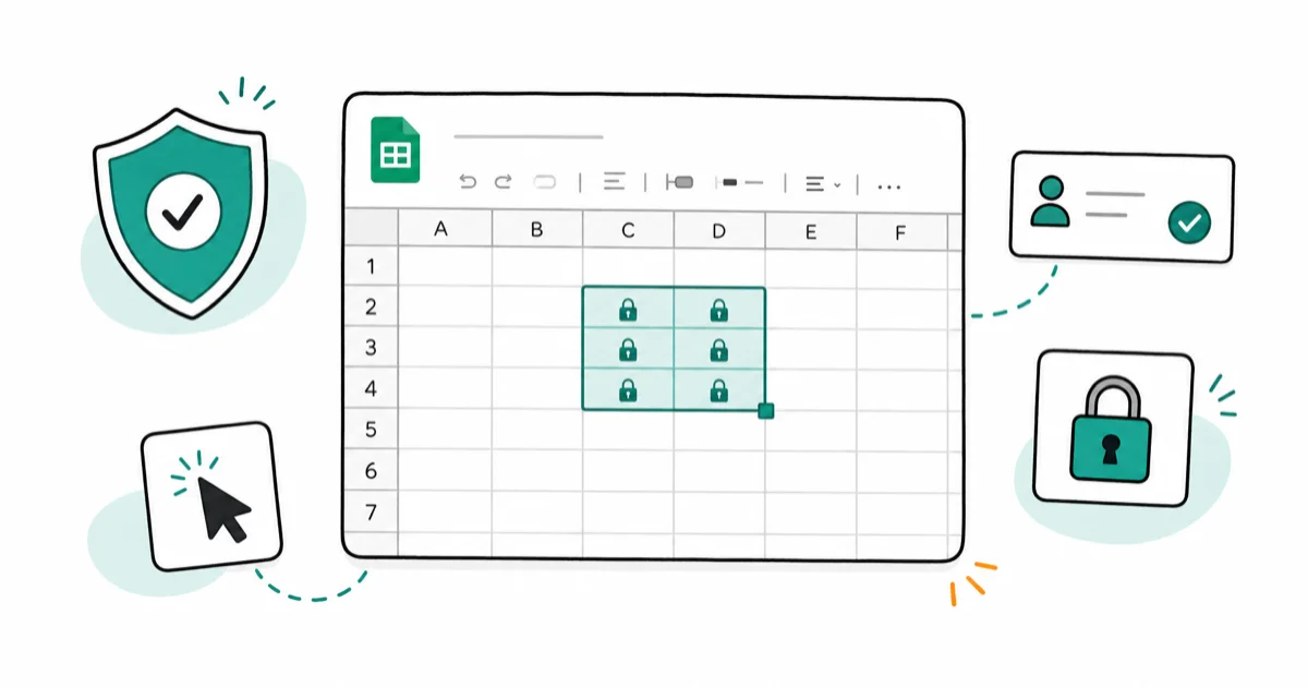 How to Lock Cells in Google Sheets to Protect Your Data cover image