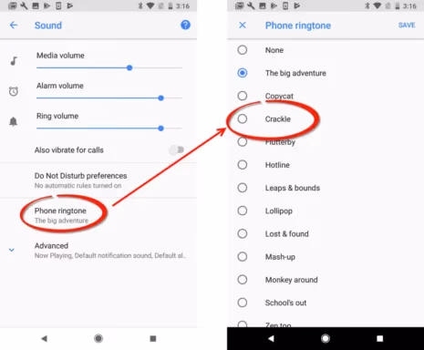 Setting The Custom Audio As Your Ringtone