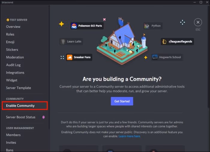 Enable Community
