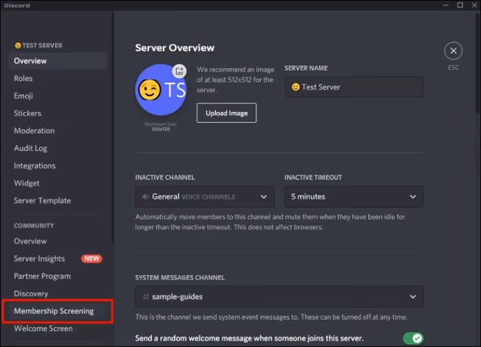 Membership Screening