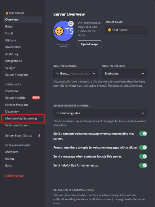 Membership Screening