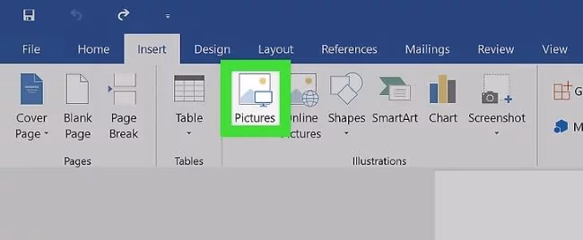 Insert Pictures in Word