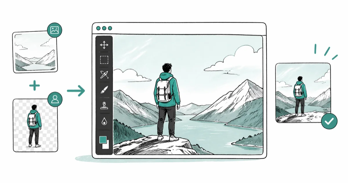 How to Photoshop Someone Into a Picture: A 6-Step Guide cover image