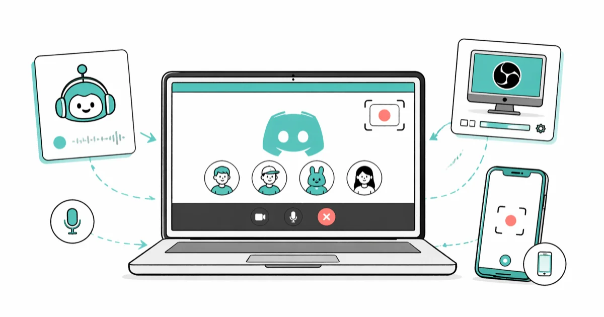How to Record a Discord Call on PC, Mac, and Mobile cover image