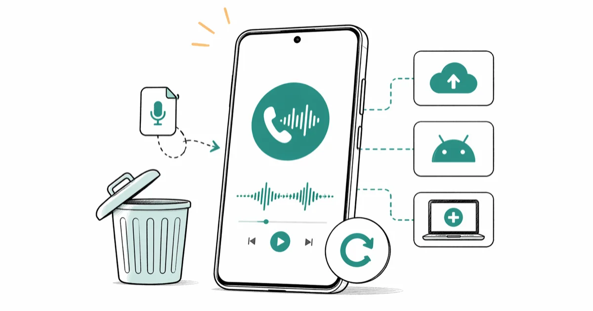 How to Recover Deleted Call Recordings on Android (2026) cover image
