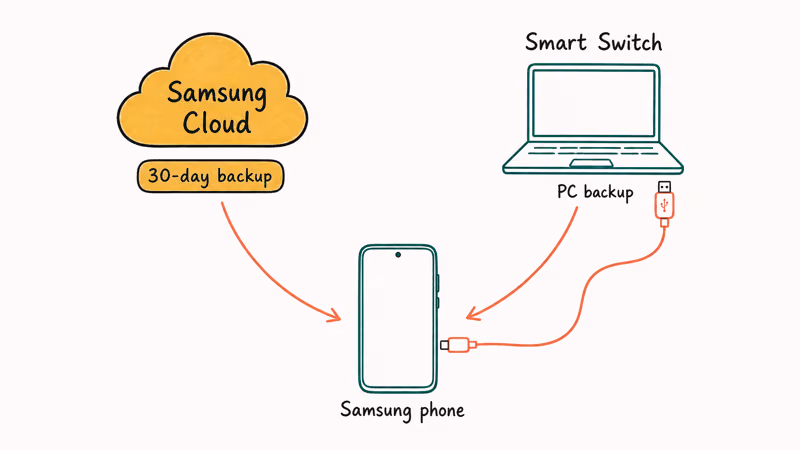 Samsung Cloud and Smart Switch restoring contacts to a Samsung phone