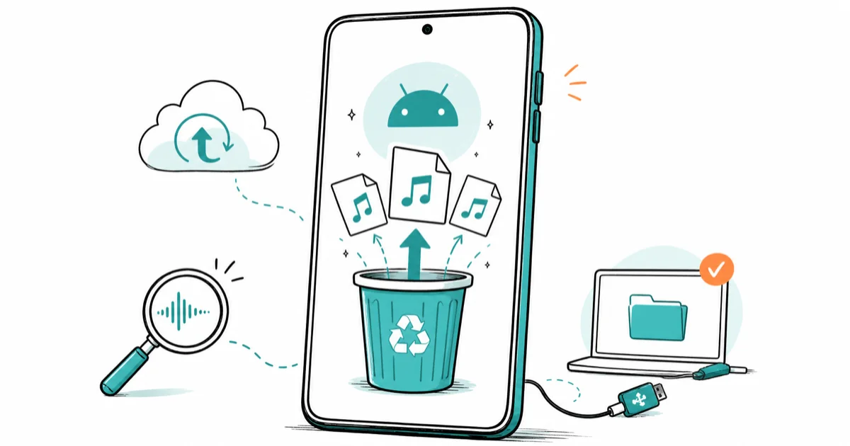 How to Recover Deleted Audio Files on Android (2026) cover image