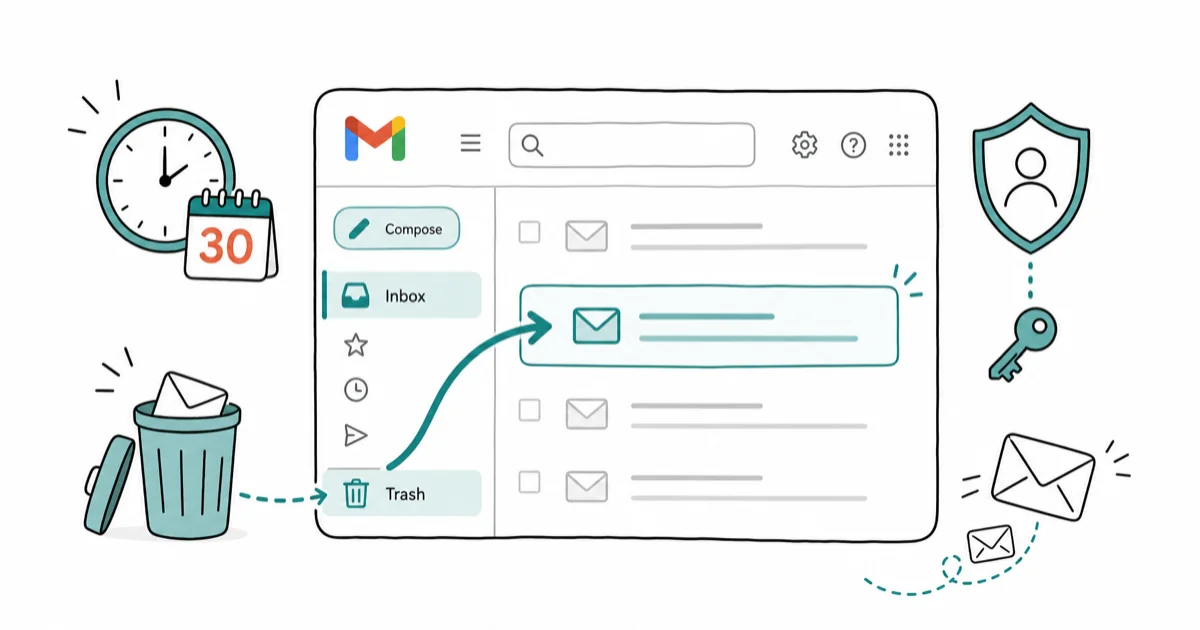 How to Recover Deleted Gmail Emails: All Methods (2026) cover image