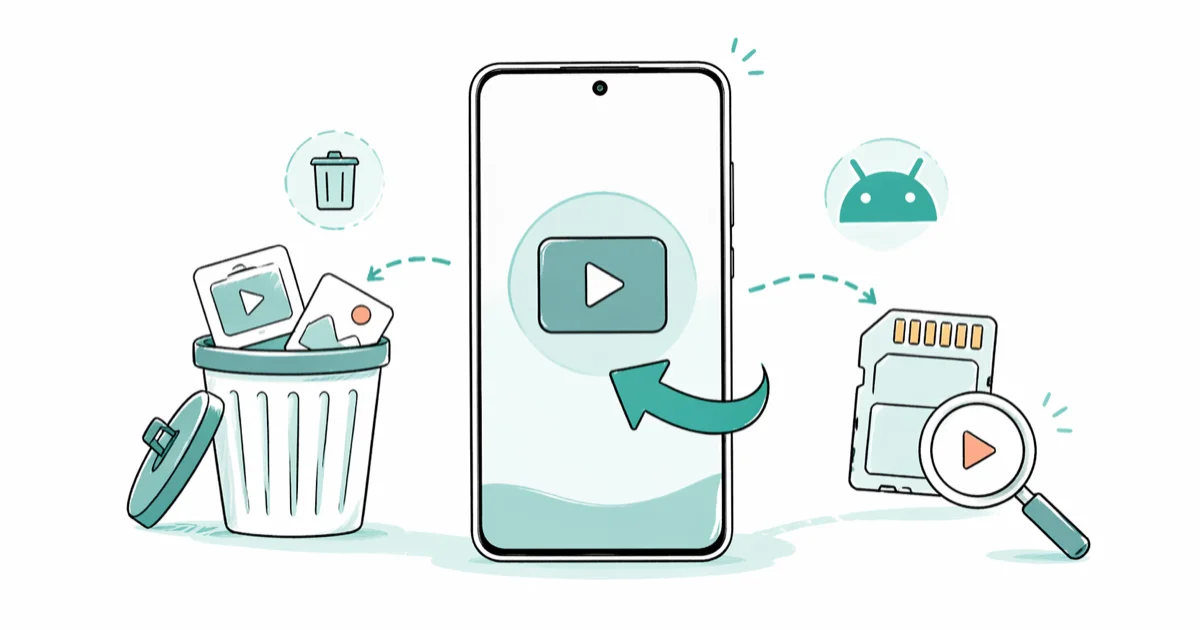 How to Recover Deleted Videos From Phone Memory (2026) cover image