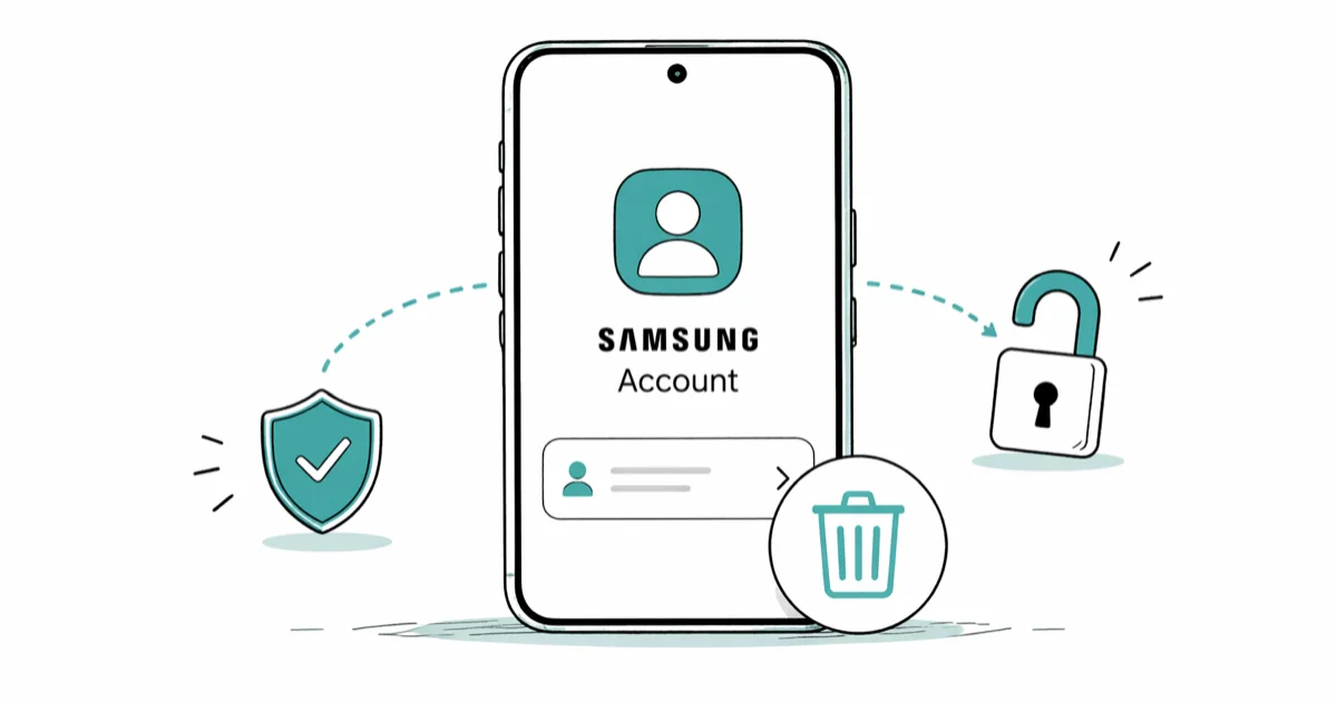 How to Remove Your Samsung Account Without a Password cover image