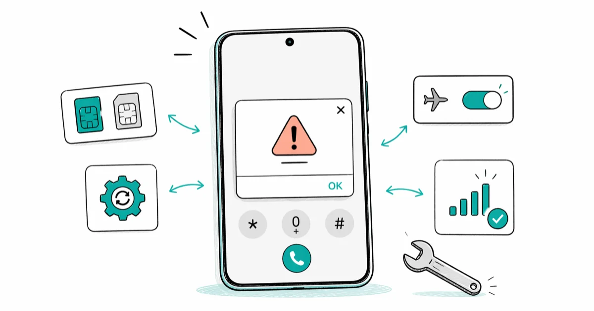 How to Fix Connection Problem or Invalid MMI Code on Android cover image
