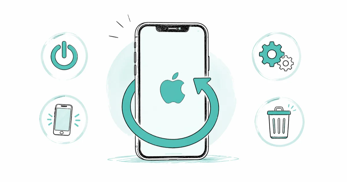 How to Reset an iPhone: Soft, Hard, and Factory Reset cover image