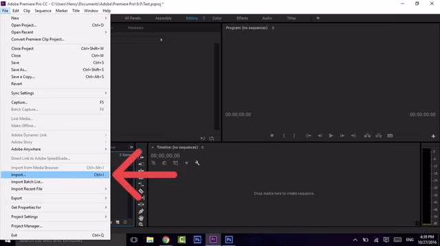 how to reverse a clip in premiere