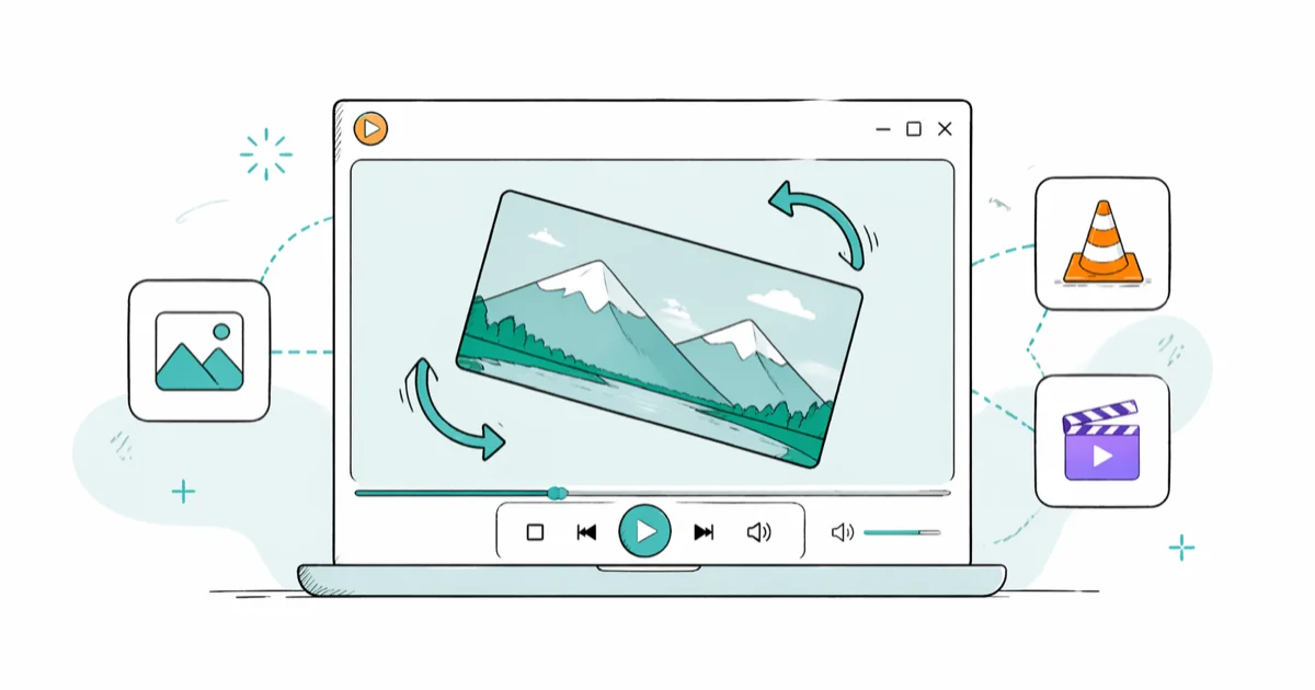 How to Rotate a Video in Windows Media Player (Free) cover image