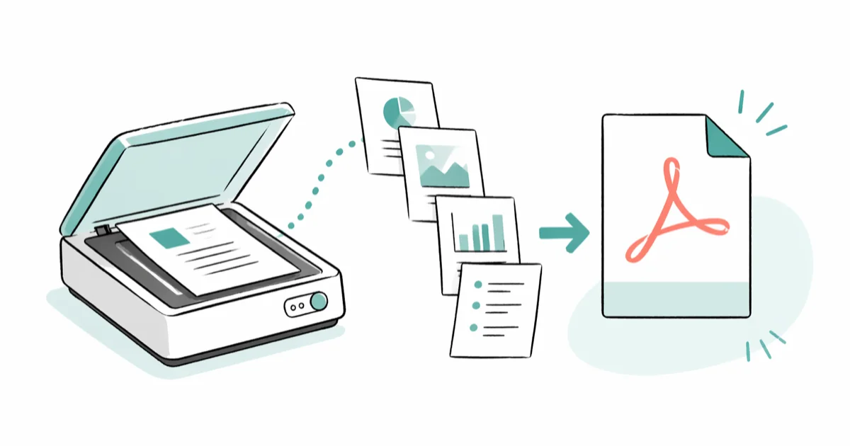 How to Scan Multiple Pages Into One PDF: iPhone, PC, Mac cover image