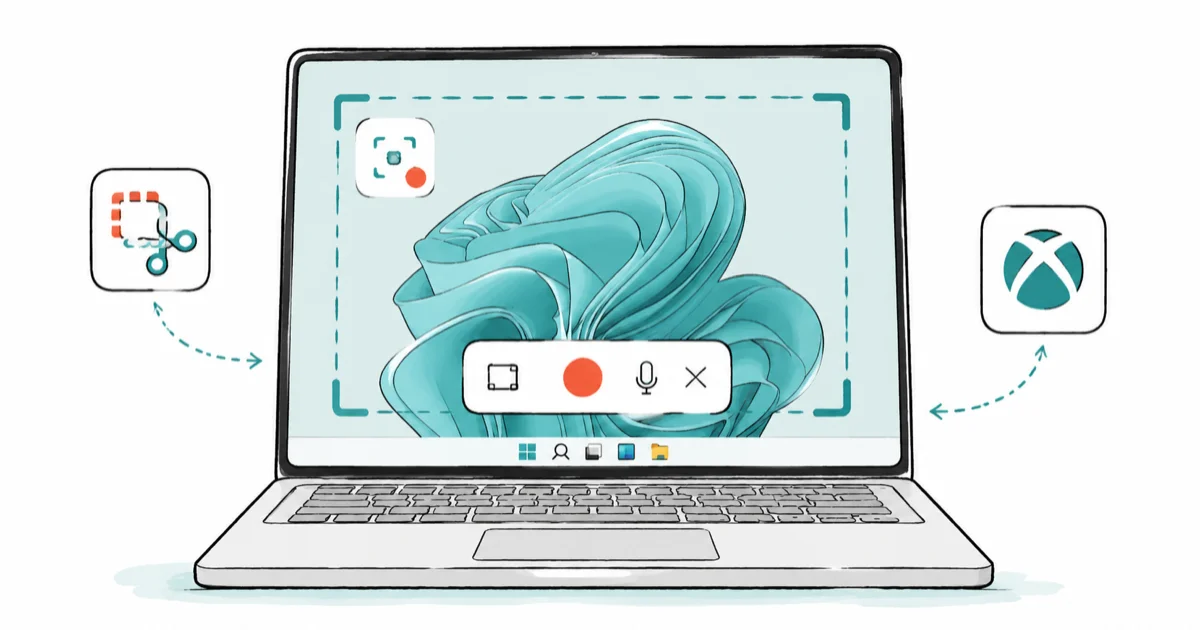 How to Screen Record on Windows 11 (Built-In Tools)