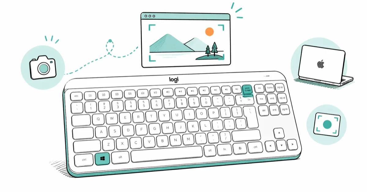 How to Screenshot on a Logitech Keyboard (All Models)