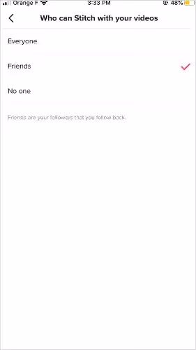 Enabling and Disabling the Stitch Feature on TikTok