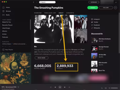 Viewing Your Spotify Profile Followers