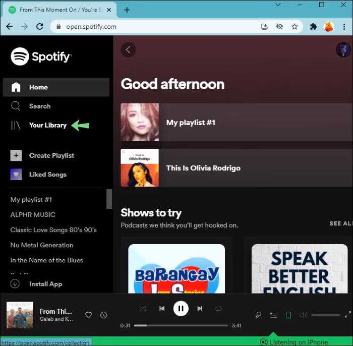 Spotify - Your Library