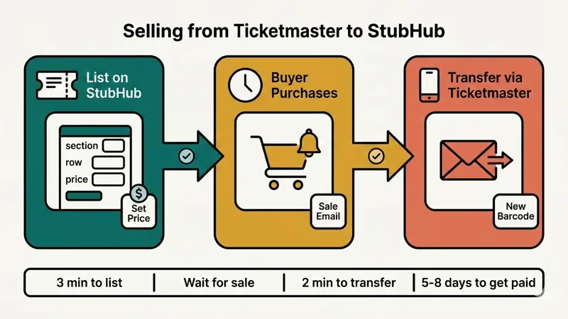 How to Sell Ticketmaster Tickets on StubHub (2026 Guide) cover image